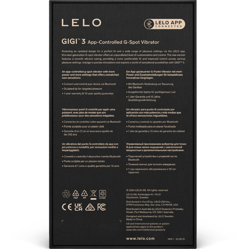 LELO GIGI 3 G-Spot Vibrator in Blau
