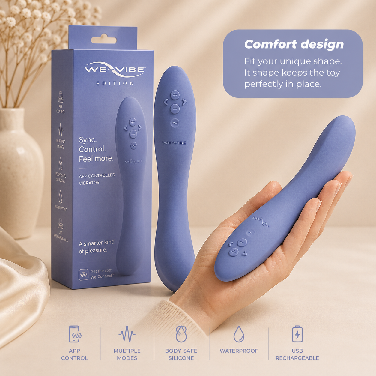 WE-VIBE RAVE 2 G-Spot Vibrator in Blau
