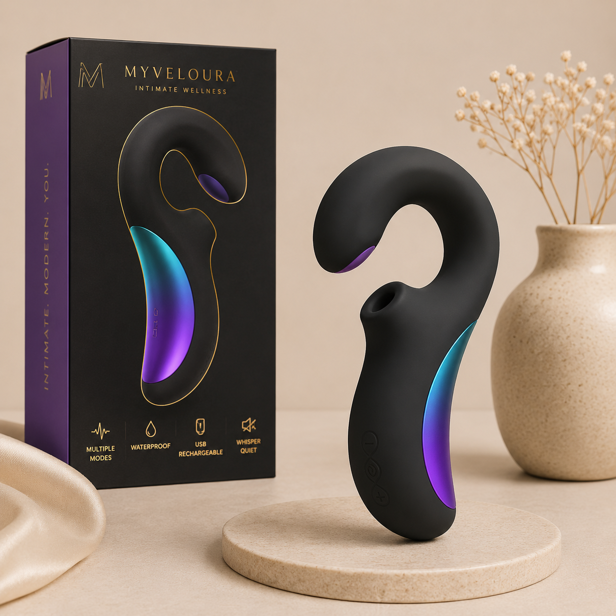 LELO ENIGMA Doppelschallvibrator in Schwarz