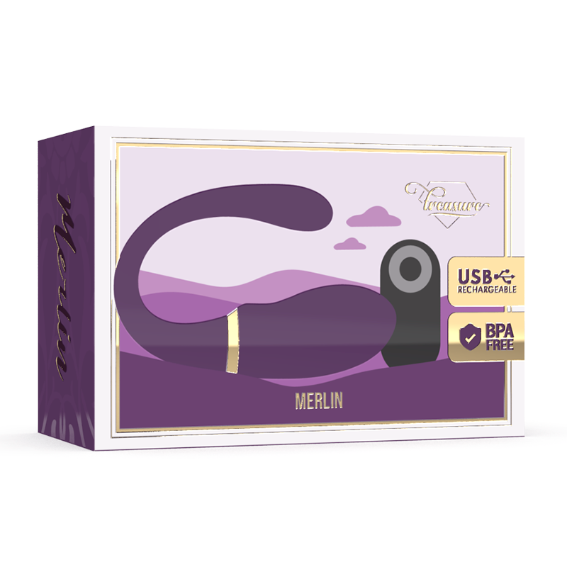 TREASURE Merlin Couple Vibrator with Remote Control