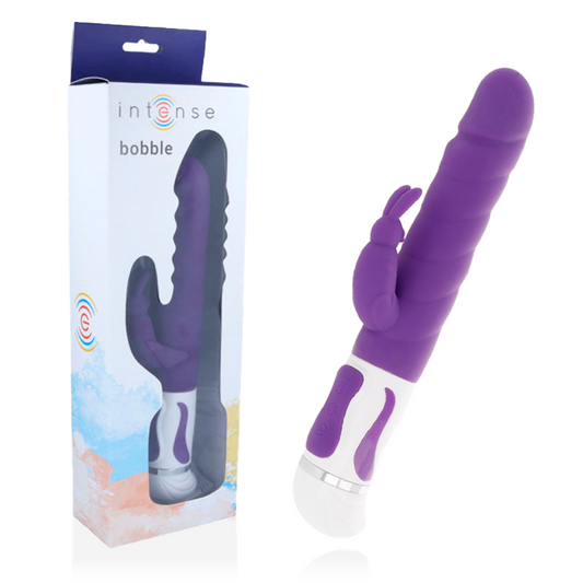 INTENSE Bobble Rotator Silicone Vibrator - Purple