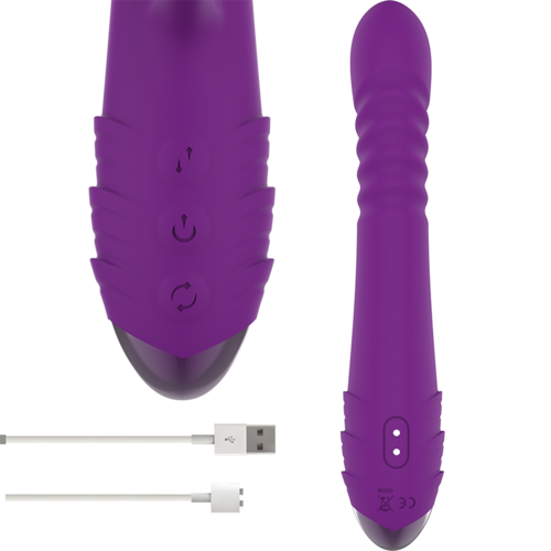 INTENSE IGGY Multifunction Vibrator with Clitoral Stimulator – Purple