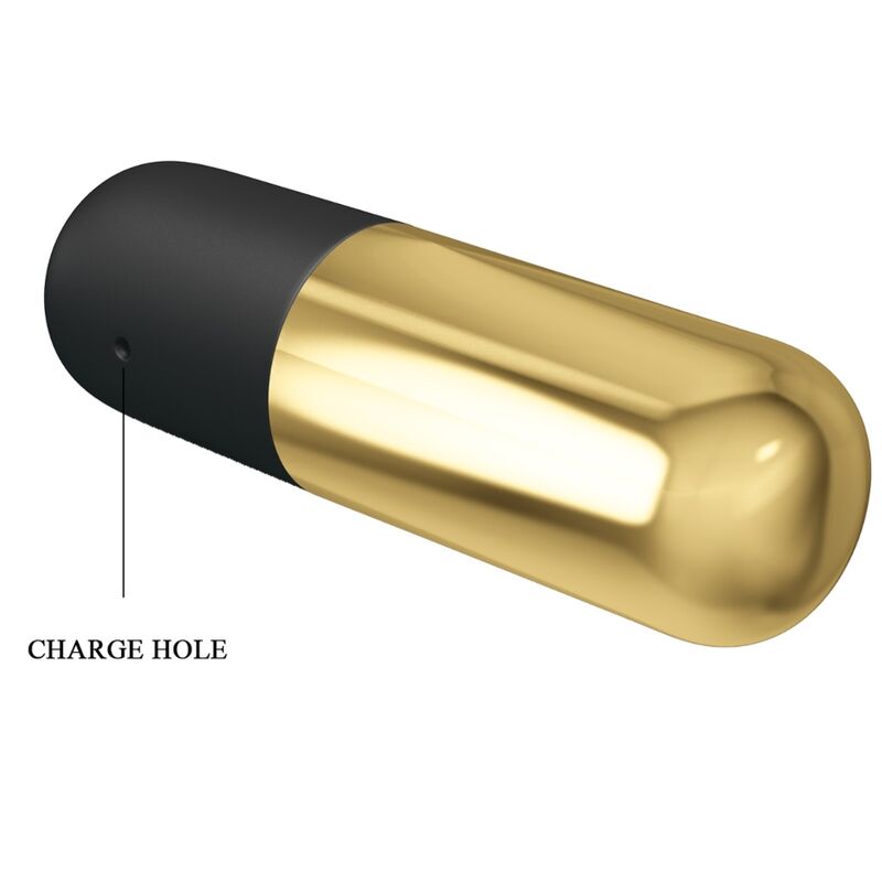 PRETTY LOVE Goldener Kugelvibrator – Wiederaufladbar