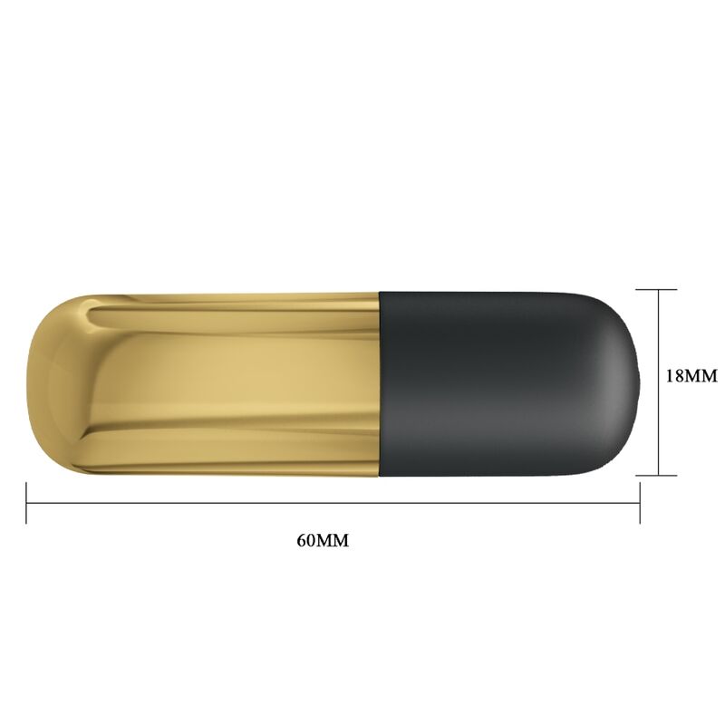 PRETTY LOVE Goldener Kugelvibrator – Wiederaufladbar