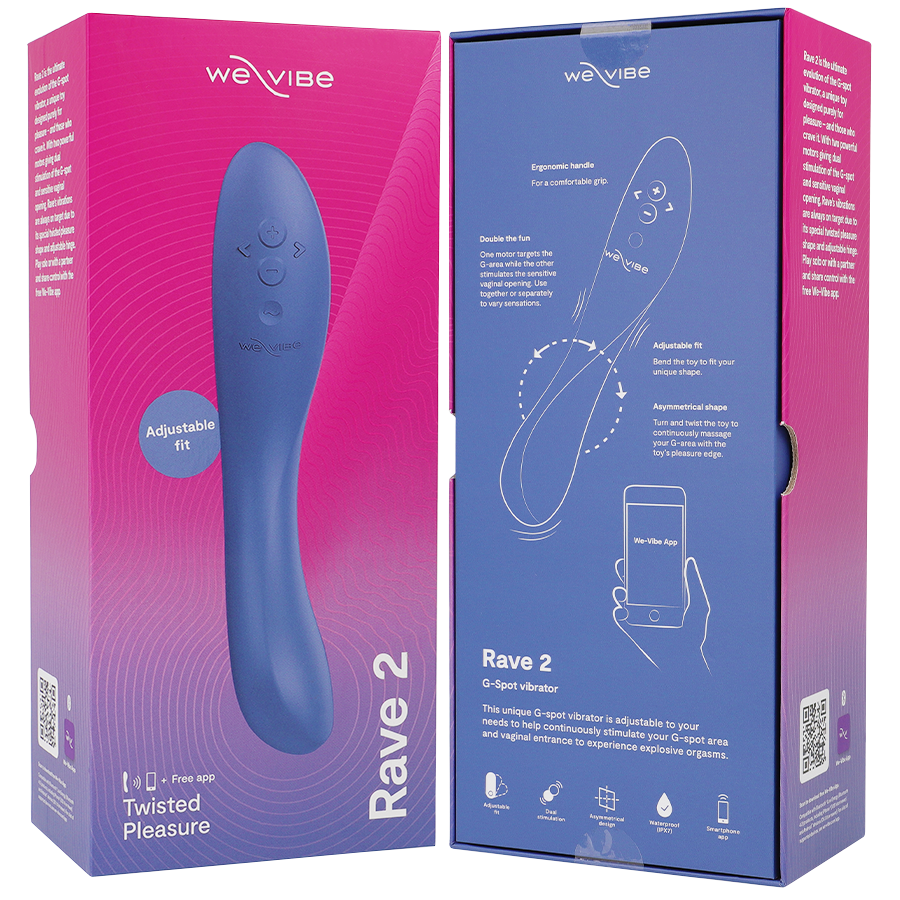 WE-VIBE RAVE 2 G-Spot Vibrator – Blau