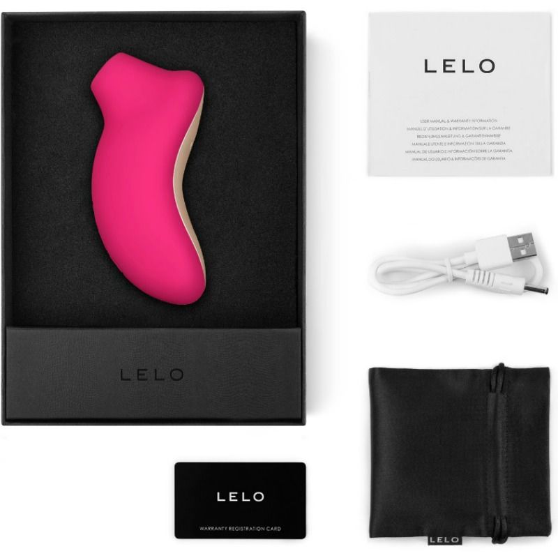LELO SONA Clitoral Massager – Cherry